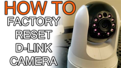 dlink smart card for camera lost|how to reset D-Link camera.